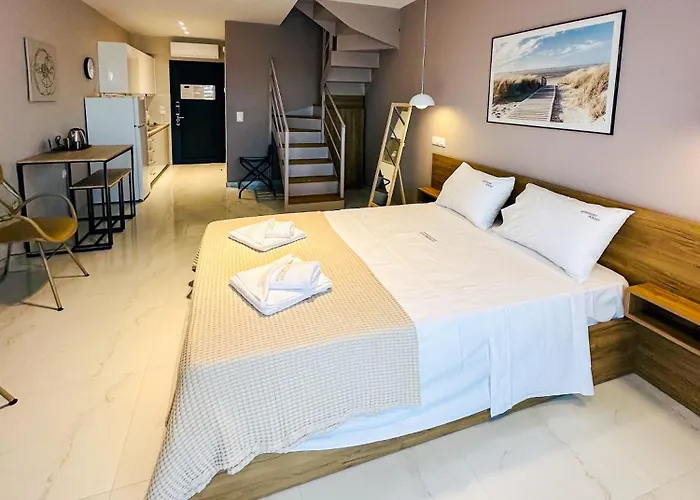 아파트호텔 Sithonian Sunset Luxury Apartments 니키티